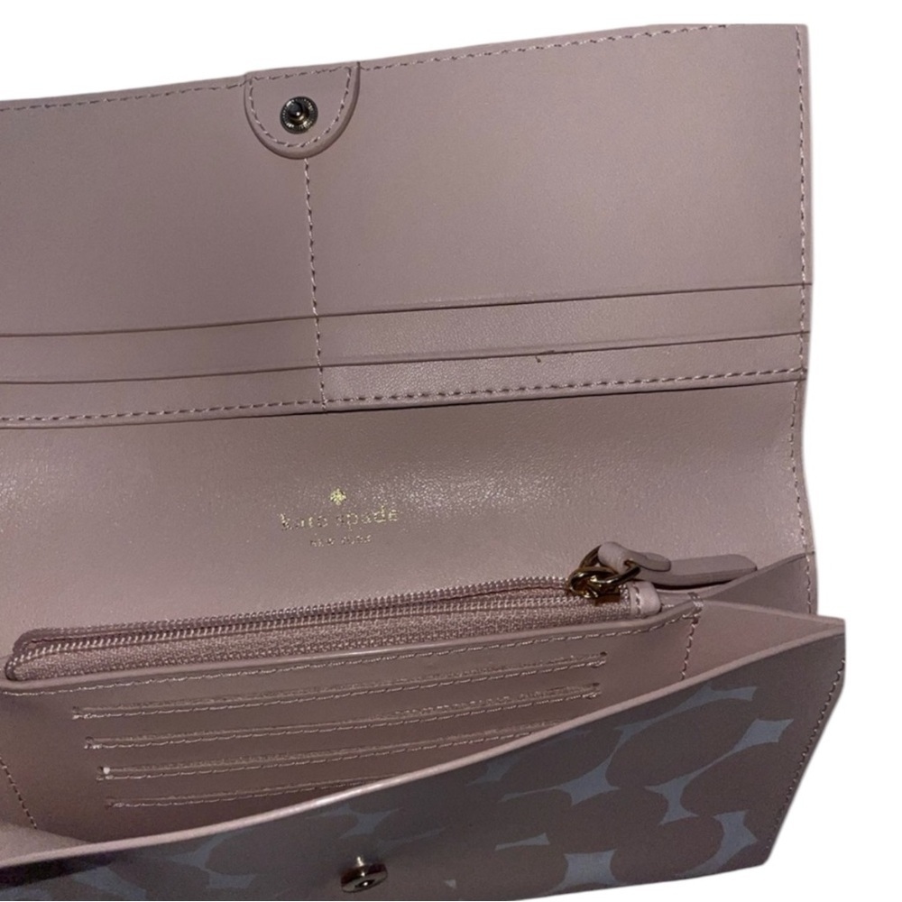 KATE SPADE Mollie Putnam Splodge Cyra Dot Large Flap Wallet - Picture 5 of 5